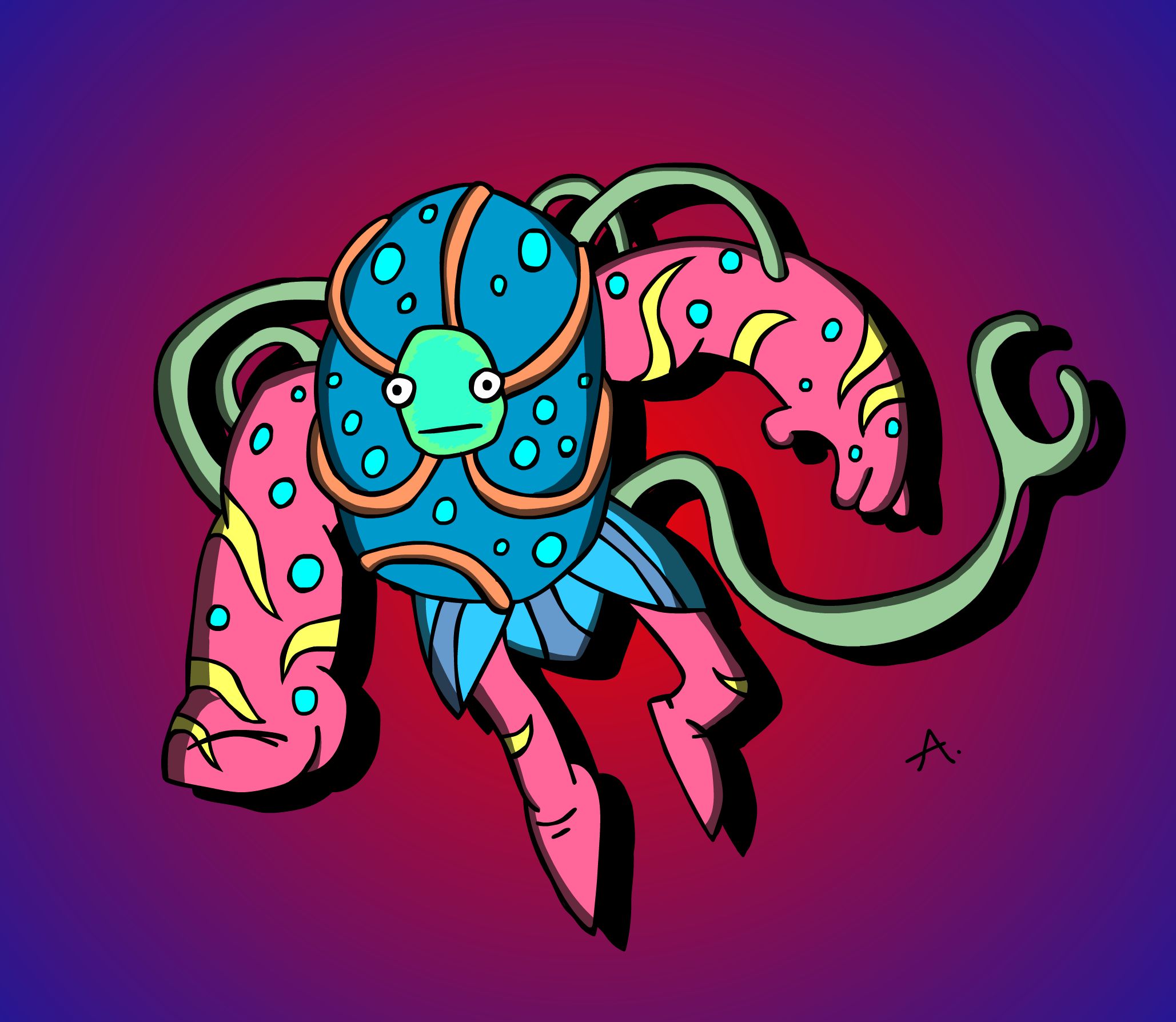 Colorful baloon monster