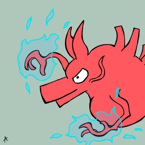 Mysterious character wielding dark magical powers with swirling arcane energy