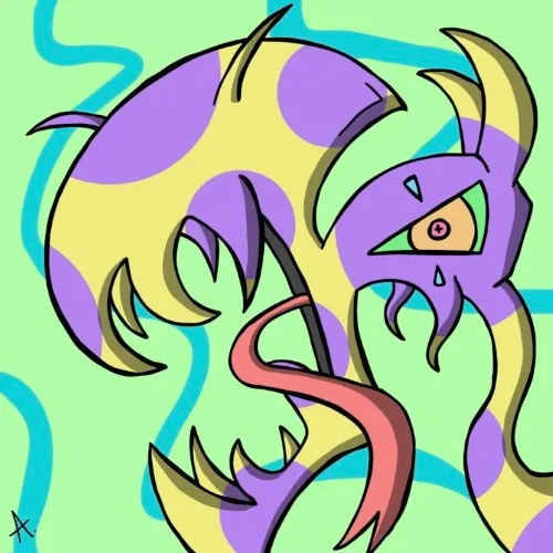 Cheerful cartoon character enjoying a lazy colorful Saturday morning at home