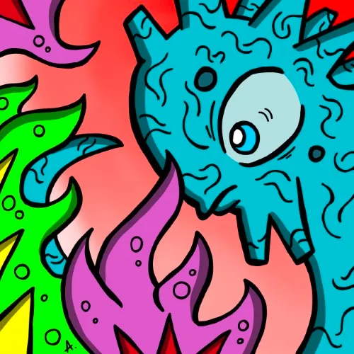 Eerie deep-sea character whispering ancient secrets from the mysterious ocean depths