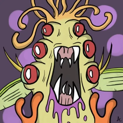 Disgusting insect wants to eat you