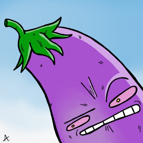 Disgusted Eggplant
