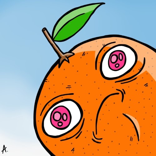 Worried Orange