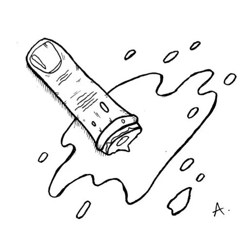 Ink drawing of a mysterious glowing ring with magical powers and ancient carved symbols